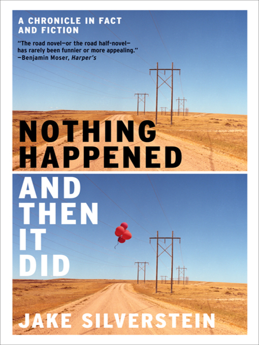 Title details for Nothing Happened and Then It Did by Jake Silverstein - Wait list